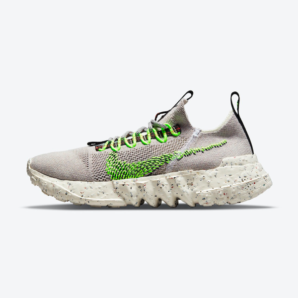 Nike Space Hippie 01 Vast Grey Electric Green