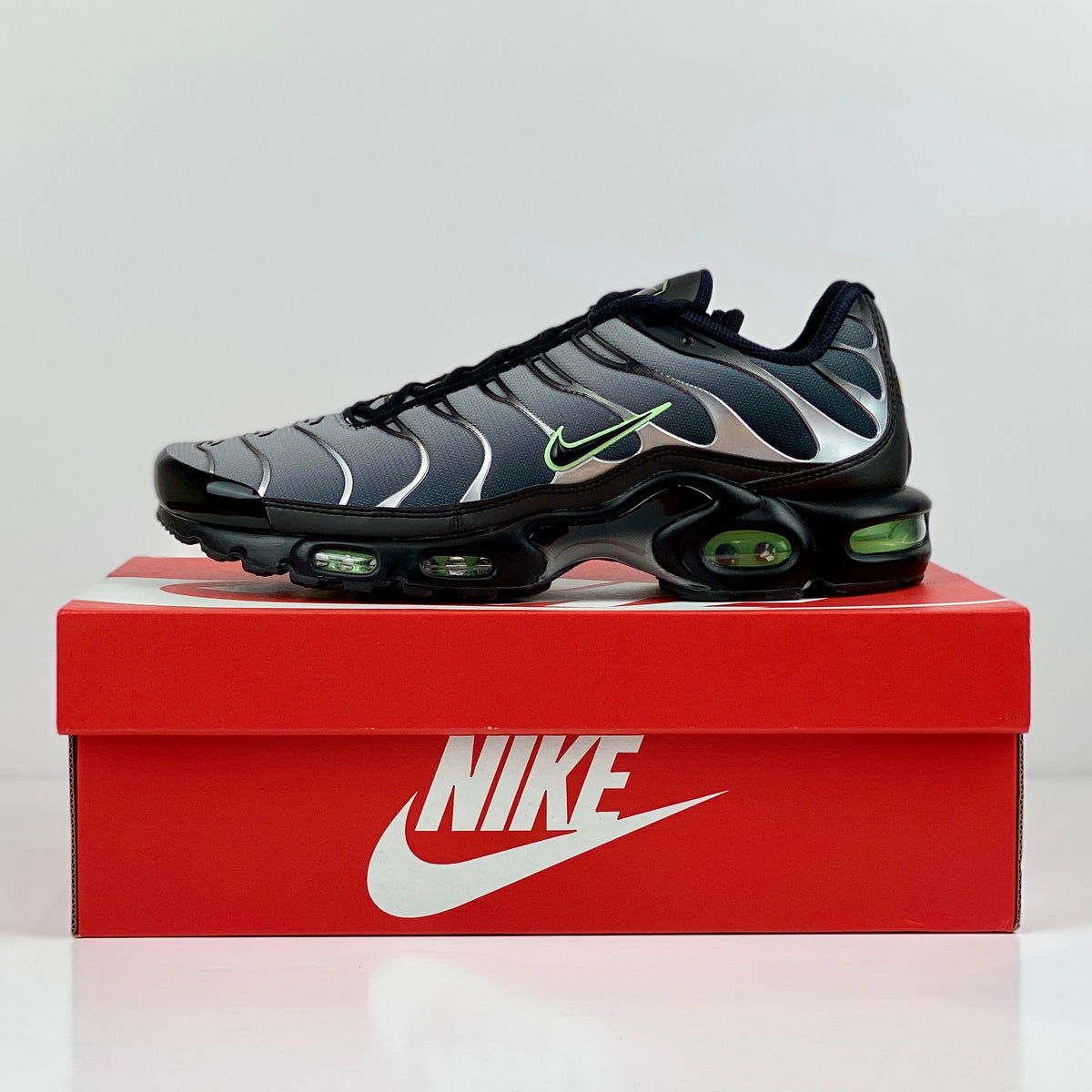 Nike Tn Air Max Plus Particle Grey Vapour Green Copfootwear